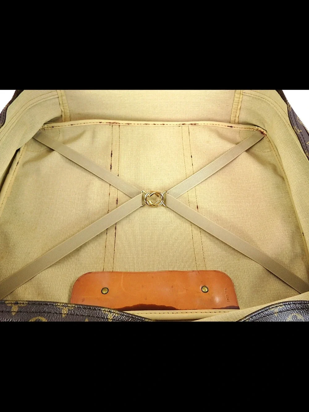 Louis Vuitton Monogram Travel Briefcase in Brown and Tan